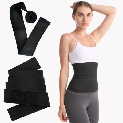 China 1-8 Meters Antibacterial Shapewear Slimming Elastic Waist Trainer Belt For Women Waist Trainer Belly Wrap Bandage Waist Strap Butt Lifters for sale