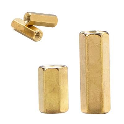 China GALVANIZED M2 M2.5 Brass Hex Pillar Female-Female Standoff Spacer for sale