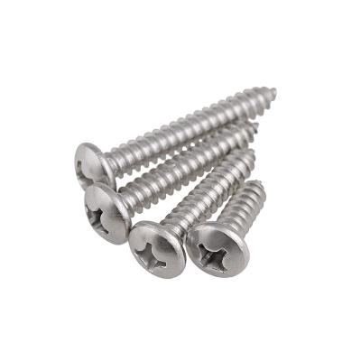 China Pan Mushroom Head Cross Fitting Pointed Sus Tapping Screw for sale