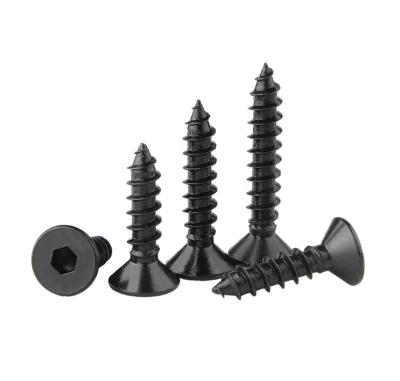 China Hexagon Flat Socket Flat Countersunk Factory Head Self Tapping Screw for sale