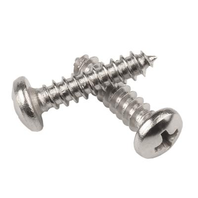 China HEX Custom High Quality Self Tapping Phillips Cross Round Pan Head Wood Screw for sale