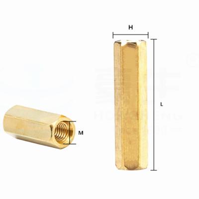 China Other M3 M4 Brass Pillar Motherboard Standoff PCB Standoff Female-Female Standoff Standoffs for sale