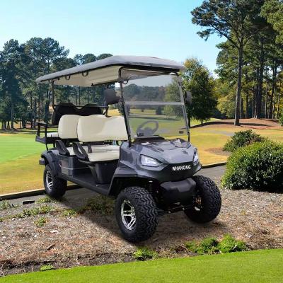 China Battery Operated Electric Golf Buggy 205/50-10 (6 Seats WH2040ASZ-4+2 China Factory New Tire Custom Golf Carts Club Car Dia 460mm) for sale