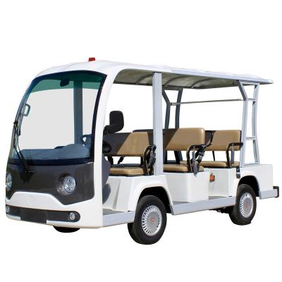 China 8 Pass L1080D Small Bus Golf Battery Wholesale Passenger Electric Sightseeing Car Mini Car Open for sale