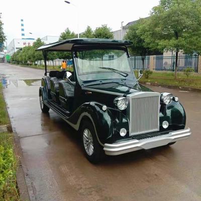 China 12seats Coach FY-GD-12 A-G Electric Classic Sightseeing Vintage Tourist Car With CE Certificate 205/50-10 (Tire Diameter 460mm) for sale