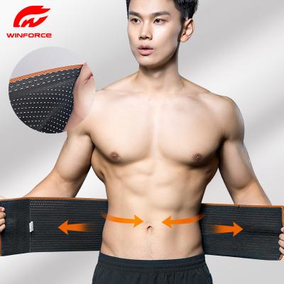 China Neoprene Body Back Support Waist Pad Wrap Band Trainer Belt Waist Trimmer Sweat Women Soft Adjustable Slim Back for sale