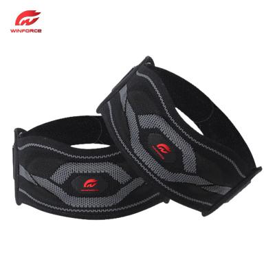 China Adjustable Elasticity Customized Color Adjustable Compression Workout Gym Squats Knee Support Strap Wraps for sale