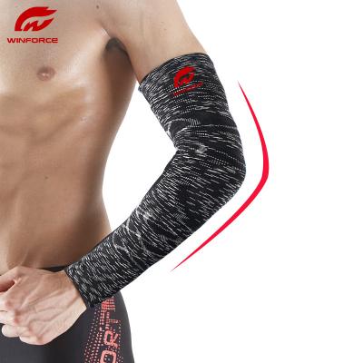 China Adjustable Elasticity Breathable Fitness Munequeras Gym Wrist Support Brace Weightlifting Weightlifting Wrist Wraps Elbow Wraps Elbow Support Elbow Brace WINFORCE for sale