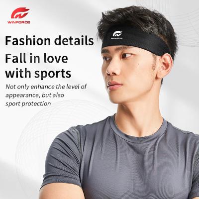 China UNISEX Fitness Headband Home Sports Daily Life Headband For Women And Men Head Band Headband For Running Yoga Workout Gym Exercise for sale