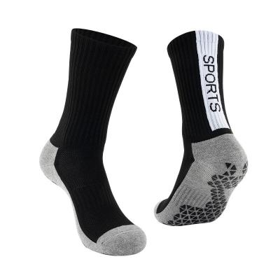 China New Breathable Circular Soccer Socks Sports Silicone Men And Women Non Slip Sports Soccer Socks for sale