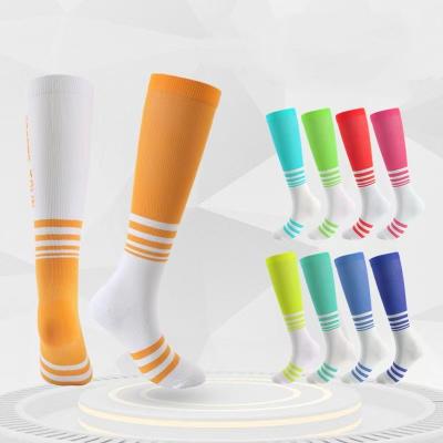 China Professional Sports Breathable Compression Socks Running Socks Fitness Training Stockings Quick Drying Breathable Stockings for sale