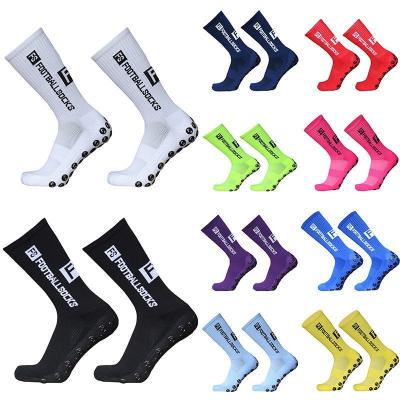 China Breathable Football Socks, Adult Professional Anti Slip Medium Tube Glue Dispensing, Long Tube Towel Bottom Sports Socks, Anti Slip Socks for sale