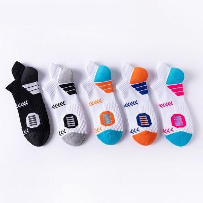 China Men's and women's viable socks, sports, running socks, training, fitness, anti slip, shock absorption, summer thin style for sale