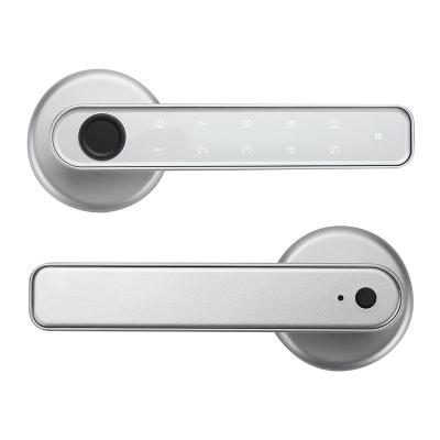 China Modern BOM Fingerprint Simplicity Door Lock Password Apartment Room Lock Smart Door Knob Lock for sale