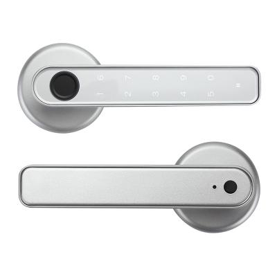 China High Security Modern Outdoor Electric Digital Fingerprint Simplicity Door Lock Smart Wireless Mobile Lock for sale