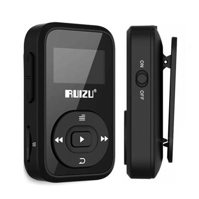 China RUIZU Oginal X26 Clip Mini Bluetooth MP3 Player 8GB Sports Music Player Walkman Recorder FM Radio Support TF Card for sale