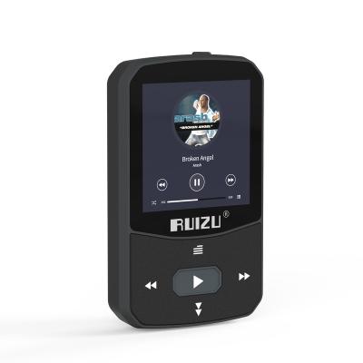 China Portable Clip Mini Walkman With Screen Support FM, Recording, EBook, Clock, Pedometer MP3 Player RUIZU X52 Sports Bluetooth MP3 Player Radio for sale