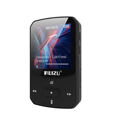 China RUIZU X52 MP3 Player Sports Bluetooth MP3 Player Mini Clip Music Player Support TF Card with FM Radio Recording EBook Video Pedometer for sale