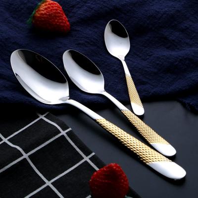 China Viable Popular Wholesale Stainless Steel Dinner Spoon Cheap Stainless Steel Cutlery Stainless Steel Fork for sale