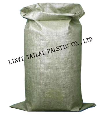 China 55*80CM Waste 50KG PP Woven Sack Cement Sack Disposable Green Sandbag Anti Flood Sandbags for sale