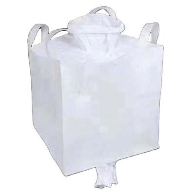 China Breathable top wide open top option (fill) and flat bottom bottom option (dump) a jumbo ton bag for sale