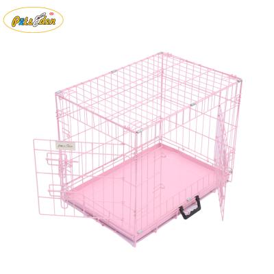 China High Quality Foldable Large Dog Cages Crate Metal Dog Kennels For Dogs for sale