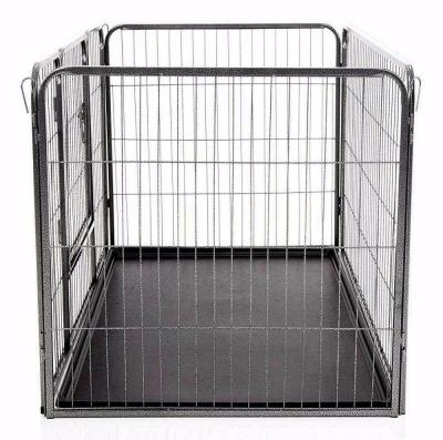 China Heavy Duty Play Pen 4 Panel Pet Puppy Dog Playpen for sale