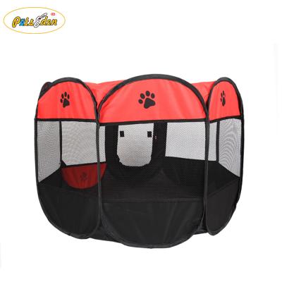 China Foldable Waterproof Pet Playpens Dog Cats Fabric Pet Playpen for sale