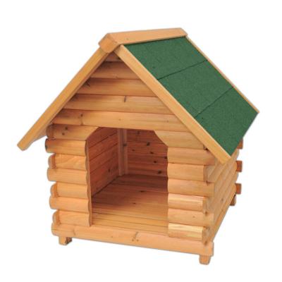 China Quality Assured Original Color Real Solid Waterproof Wooden Dog House for sale