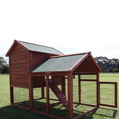 China In Stocked Large Outdoor Chicken Cage Hutch Indoor Cheap Wooden Chicken Coop à venda