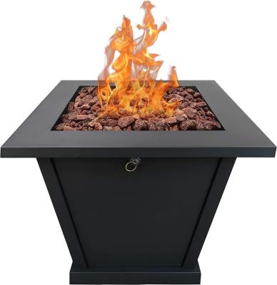 China Custom Outdoor Metal Fireplace Stylish Fire Pits Outdoor Gas Fire Heating Pit for sale