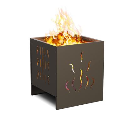 China Hot Saling Outdoor Metal Fire Pit Wood Burning Pit For Party And Camping for sale