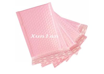 China Lightweight Pink Metallic Bubble Mailers Shipping Packaging Bubble Wrap Mailing Envelopes for sale