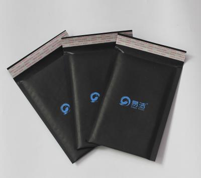 China customize black printing  Kraft paper bubble envelope , Cushioned Postage Mailing Bags for sale