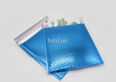 China Self Adhesive Tape Padded Shipping Envelopes Printed With Blue Color Bubble for sale