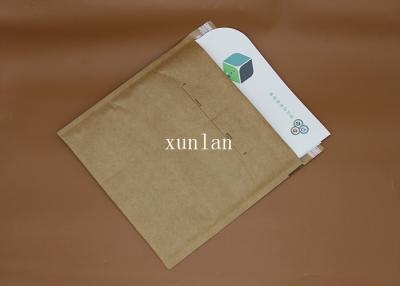 China No Fading Kraft Paper Bubble Mailers PE Material With 2 Sealing Sides for sale