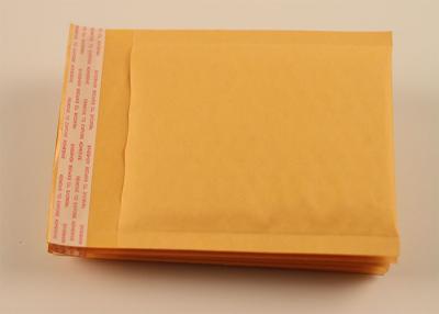 China Easy To Write Surface Kraft Padded Mailers , Recyclable CD Bubble Mailers for sale