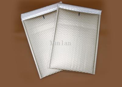 China White Light Shield Bubble Cushioned Mailers , Anti Rub Bubble Wrap Envelopes for sale