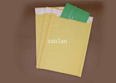 China Yellow Matte Shipping Bubble Mailers Plastic Waterproof For Garment for sale