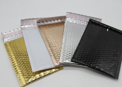 China 2 Sealing Sides Metallic Bubble Envelopes , Multi Color Bubble Shipping Envelopes for sale