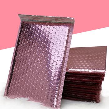 China Shiny Metallic Bubble Mailers , Aluminium Foil Holographic Bubble Mailers for sale