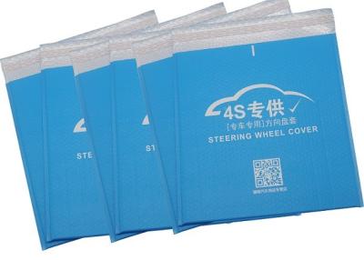 China Winkel des Leistungshebels PBAT 200 Mikrometer kompostierbare Blasen-Werbung Eco freundliches biologisch abbaubares zu verkaufen