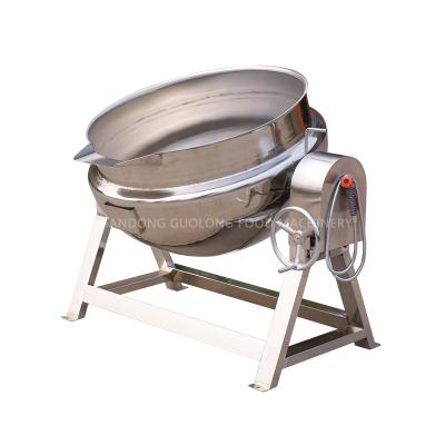 China High Quality Industrial Stainless Steel Energy Saving Steam Jacketed Kettle Cooking Equipment for sale