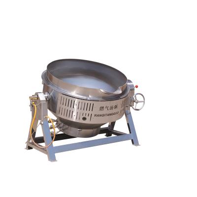 China Wholesale High Quality Vegetable Processing Plant Cast Iron Tank Tilt Gas Kettle Jacket Cooking Pot for sale