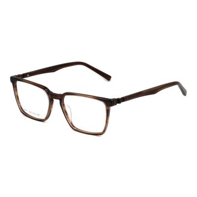 China 2021 Latest New Design Men Glasses Acetate Eye Glasses Frame For Man Optical Glasses for sale