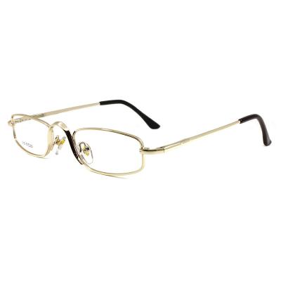 China Classic Design Mens Stainless Steel Glasses Frame Optical Metal Frame Eyewear for sale