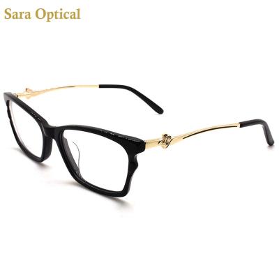 China Women Customized Reading Glasses Made In Italy Popular Optical Spectacle Eyewear Frames for sale