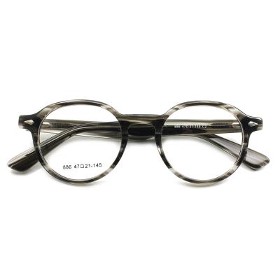 China Wholesale Customized SARA Traditional Retro Round Glasses Customized Glasses Frame Full Frame Glasses for sale