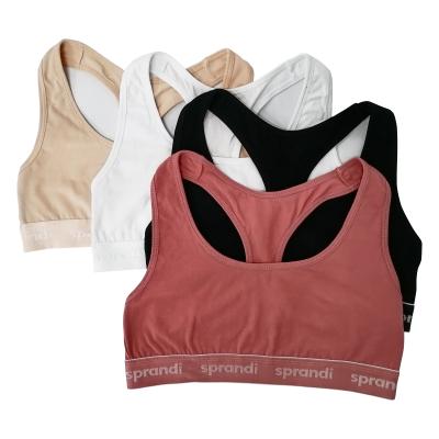 China Wholesale Customized Breathable Wireless High Quality Mutil Color Cotton Ladies Bra for sale