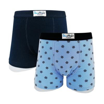 China Wholesale QUICK DRY kids underwear high quality navy and all over the print kids underwear cute boy boxers for sale